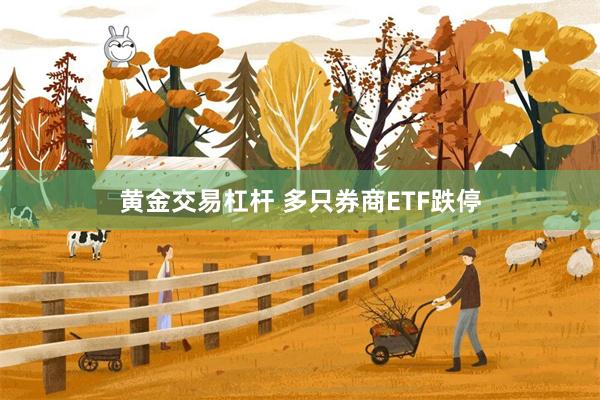 黄金交易杠杆 多只券商ETF跌停