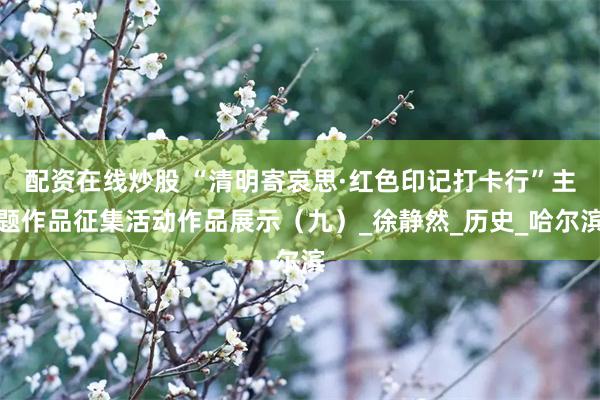 配资在线炒股 “清明寄哀思·红色印记打卡行”主题作品征集活动作品展示（九）_徐静然_历史_哈尔滨
