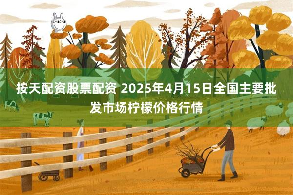 按天配资股票配资 2025年4月15日全国主要批发市场柠檬价格行情